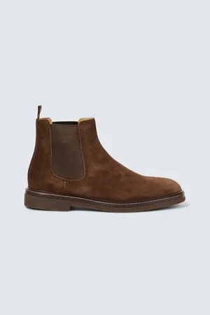 Brunello Cucinelli Chelsea Boots aus Veloursleder