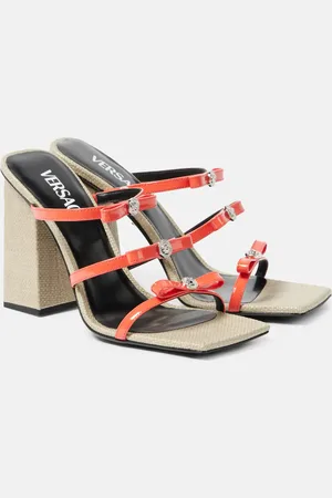 VERSACE Sandalen Gianni Ribbon 95 aus Leder