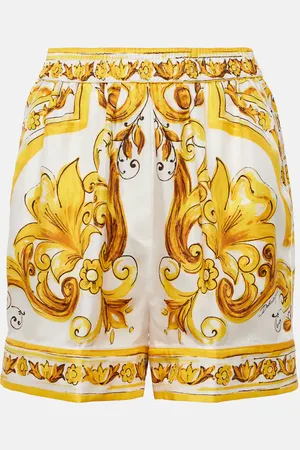 Dolce & Gabbana Shorts Majolica aus Seide