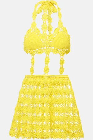 ANNA KOSTUROVA Minikleid Ibiza aus Häkelstrick