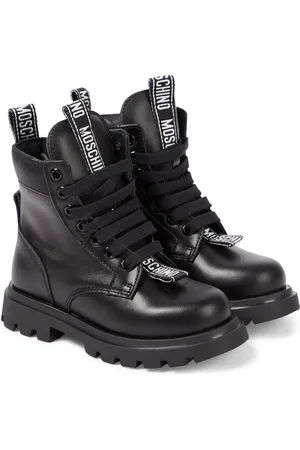 Moschino Schnürstiefel aus Leder
