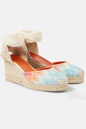 Missoni Espadrille-Wedges Eva mit Häkelstrick