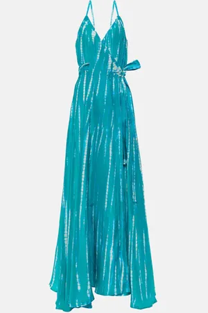 ANNA KOSTUROVA Wickelkleid aus Seide