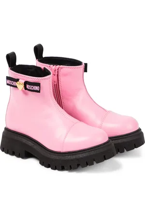 Moschino Ankle Boots aus Leder