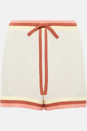 ZIMMERMANN High-Rise Shorts Golden
