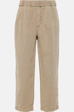 Velvet Gerade Hose Jessie aus Leinen