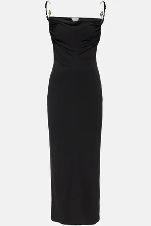 Bottega Veneta Verziertes Maxikleid aus Crêpe