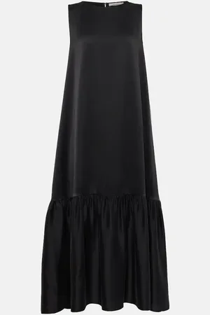 ASCENO Midikleid Rhea aus Seiden-Charmeuse