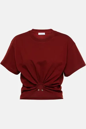 Paco rabanne Cropped-Top aus Baumwoll-Jersey