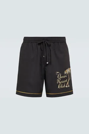 AMIRI Bestickte Shorts Resort Club aus Baumwolle