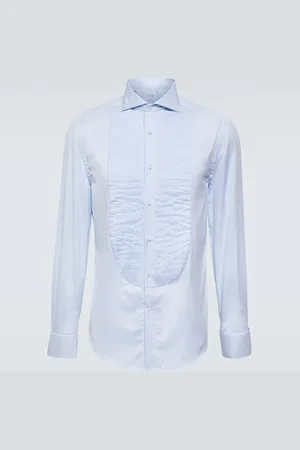 Brunello Cucinelli Smokinghemd aus Baumwolle