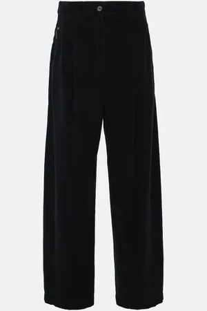 Brunello Cucinelli Gerade Hose aus Samt