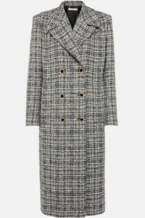 Alessandra Rich Mantel aus Tweed