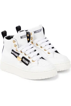 Moschino High-Top Sneakers aus Leder