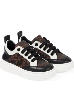 Moschino Sneakers mit Leder