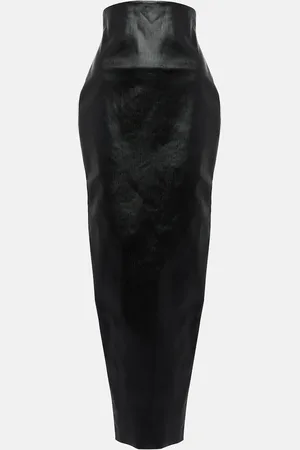 Rick Owens Maxirock aus einem Baumwollgemisch