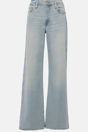 7 for all Mankind High-Rise Wide-Leg Jeans Lotta