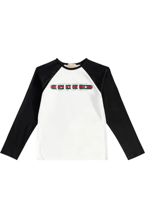 Gucci Bedrucktes Longsleeve aus Baumwolle