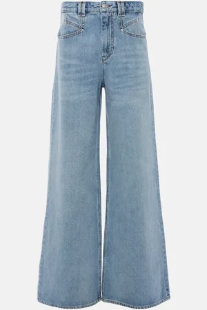 Isabel Marant Wide-Leg Jeans Lemony