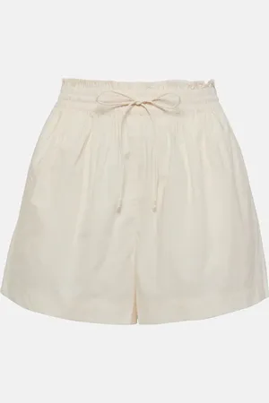 ULLA JOHNSON Shorts Marn aus Baumwollpopeline