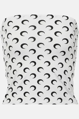 Marine Serre Top Moon aus Jersey