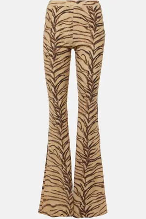 Stella McCartney Bedruckte Schlaghose aus Jersey