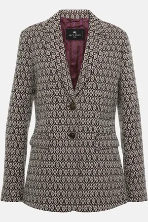 Etro Blazer aus einem Baumwollgemisch
