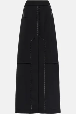 Victoria Beckham Low-Rise-Maxirock