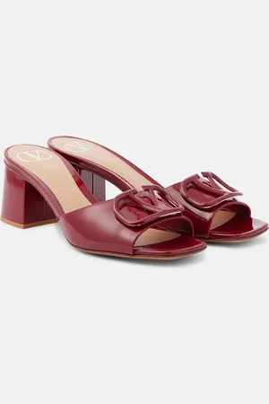 VALENTINO GARAVANI Pantoletten VLogo Signature 60 aus Lackleder