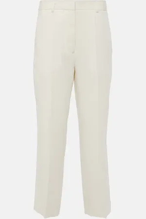 Totême Gerade High-Rise Cropped-Hose