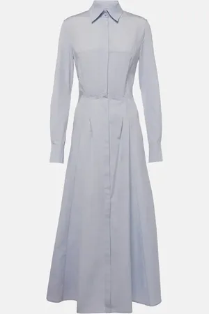 GABRIELA HEARST Hemdblusenkleid Eugene aus Baumwolle