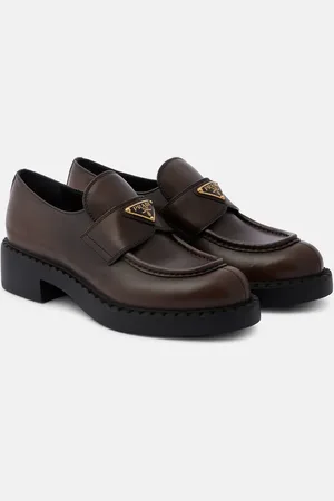 Prada Loafers Chocolate aus Leder