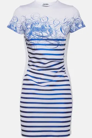 Jean Paul Gaultier Bedrucktes Minikleid
