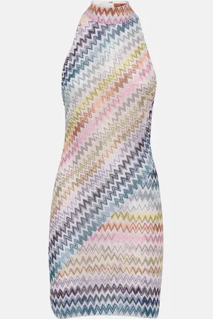 Missoni Minikleid aus Häkelstrick
