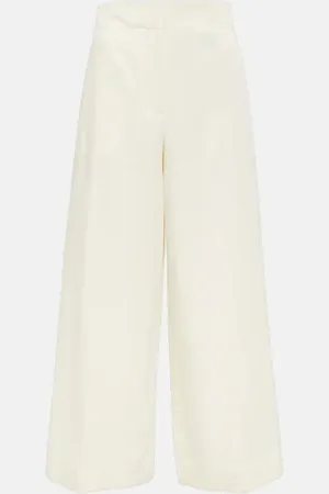 Joseph Weite Hose Thurlow aus Seide und Baumwolle