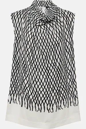 Proenza Schouler Bedrucktes Top Valerie aus Crêpe