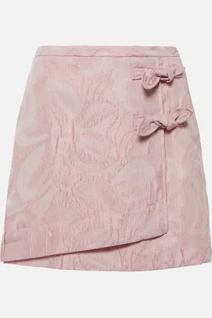 Ganni Wickelrock aus Jacquard