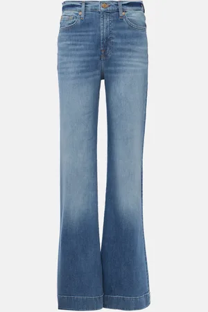 7 for all Mankind High-Rise Flared Jeans Modern Dojo