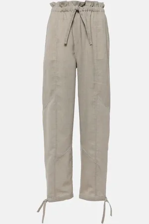 Ganni Weite High-Rise-Hose