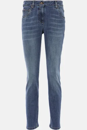 Brunello Cucinelli Mid-Rise Skinny Jeans