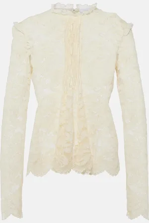 Paco rabanne Top aus Spitze