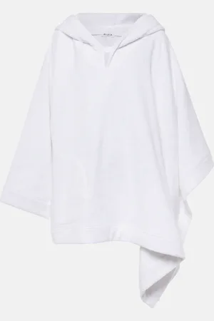 Alaïa Alaïa Poncho aus Baumwollfrottee