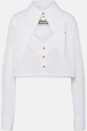 Vivienne Westwood Cropped-Hemd Cut-off Heart aus Baumwolle