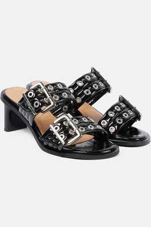 Ganni Verzierte Sandalen