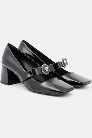 VERSACE Pumps Gianni Ribbon 55 aus Leder