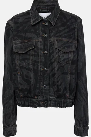 Ganni Bedruckte Jeansjacke