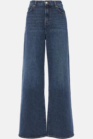7 for all Mankind High-Rise Wide-Leg Jeans Scout