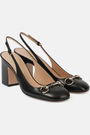Gucci Slingback-Pumps Horsebit aus Leder