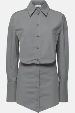 The Attico Hemdblusenkleid Silvye aus Baumwolle