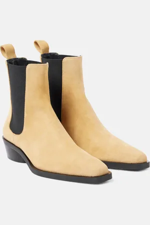 Proenza Schouler Chelsea Boots Bronco aus Veloursleder